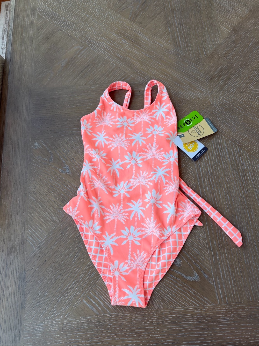 NWT Snapper Rock Coral One-Piece Swimsuit